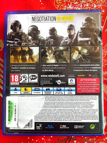 Tom Clancy’s Rainbow Six Siege – PS4 – Jeu vidéo tactique – Version française jeu ps4