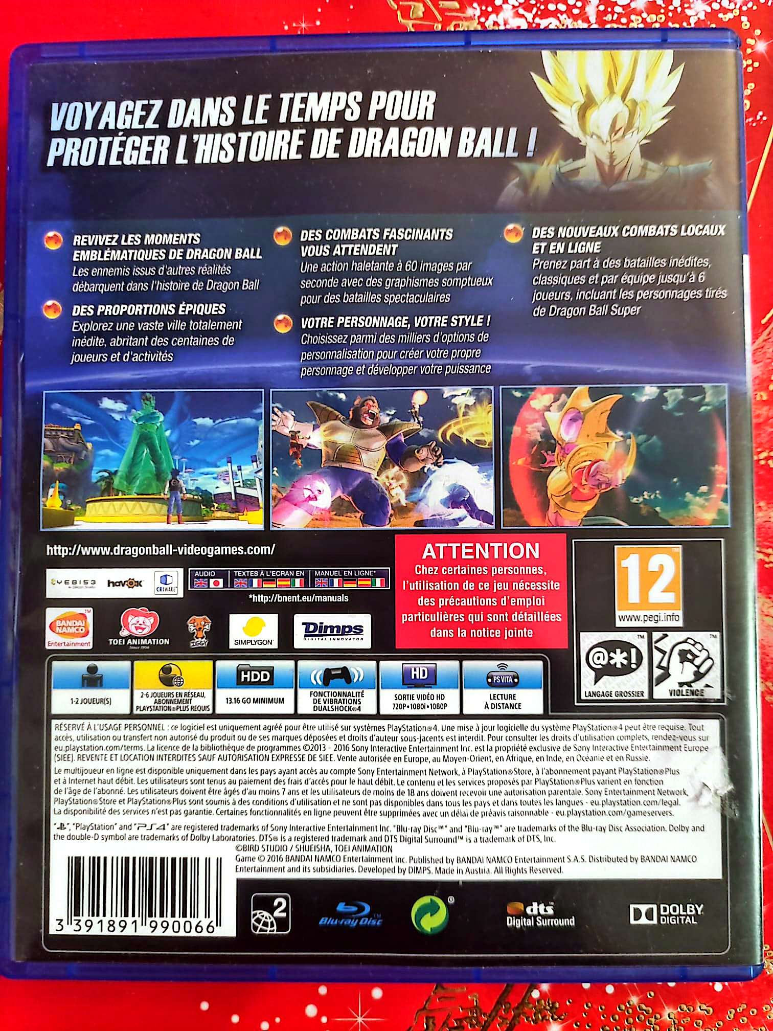 TITRE Dragon Ball Xenoverse 2 – PS4 – Jeu vidéo combat & action – Version française jeu ps4