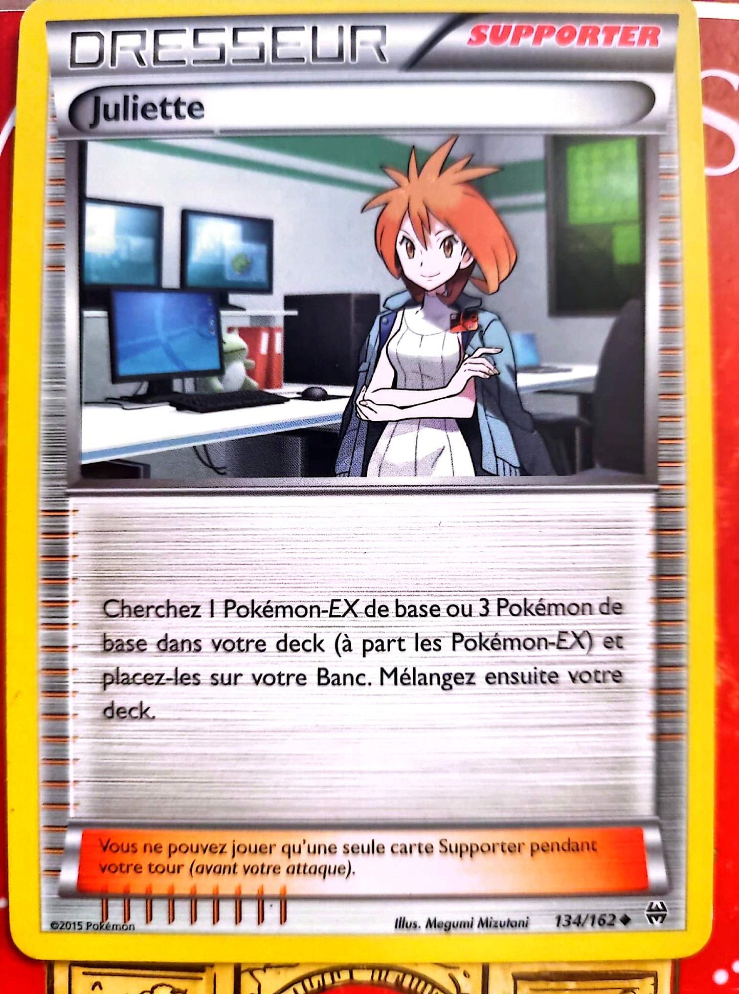 Carte Pokémon Dresseur Supporter – Juliette – Carte Officielle – FR