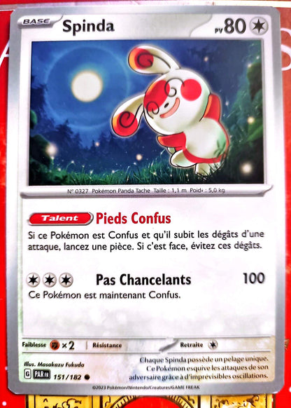 Spinda Pokémon Card 80 HP – Basic – Official Card – French