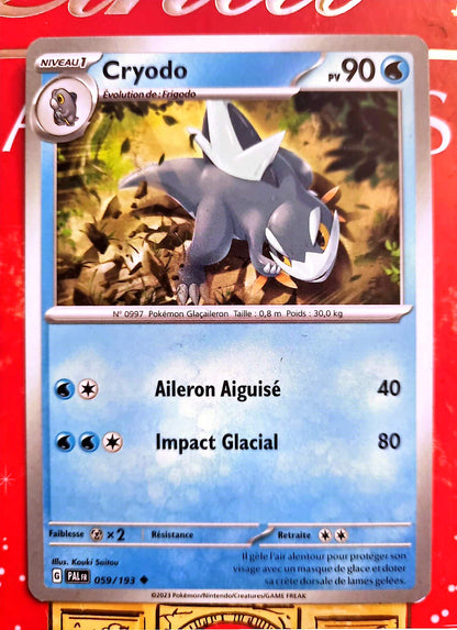 Carte Pokémon Cryodo PV 90 – Évolution – Carte Officielle – Française