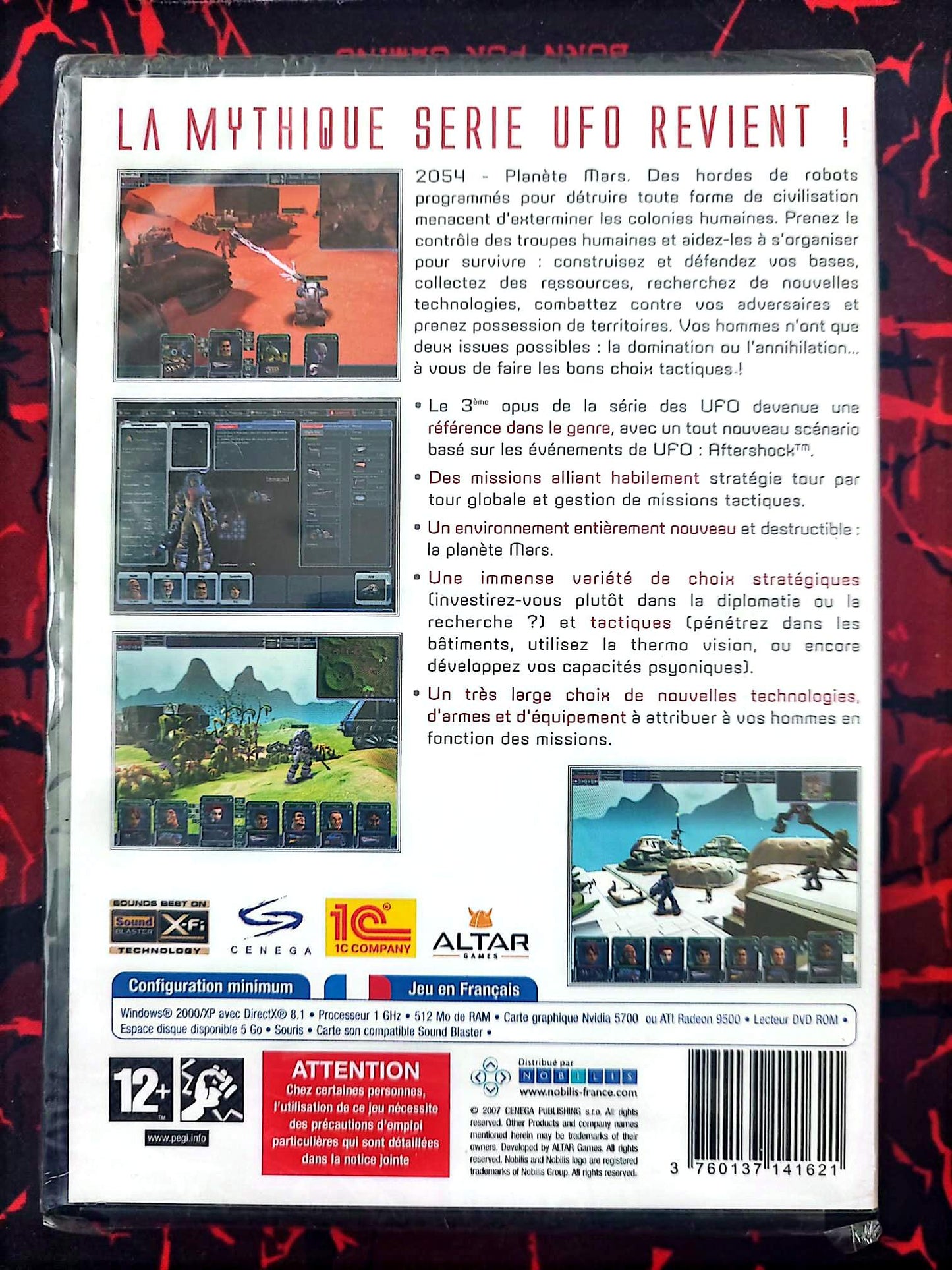 UFO Afterlight Jeu PC DVD-ROM – Jeu de Stratégie Tour par Tour – Version Française