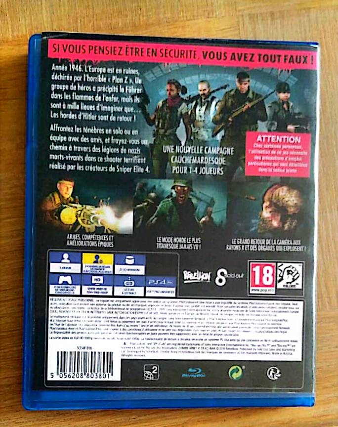 Jeu vidéo PS4 : zombie army 4 full gameplay ps4 (Zombie Army 4 - gameplay complet sur PS4)