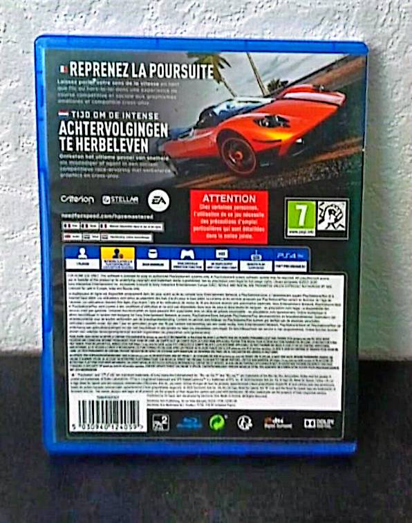 Jeu vidéo PS4 : need for speed hot pursuit remastered ps4 (Need for Speed Hot Pursuit remasterisé sur PS4)