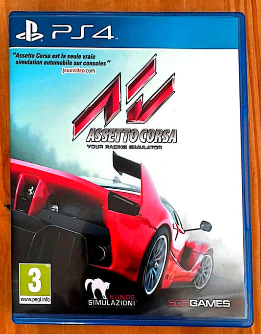Jeu vidéo PS4 : asseto Corsa (Jeu PS4 Asseto Corsa )