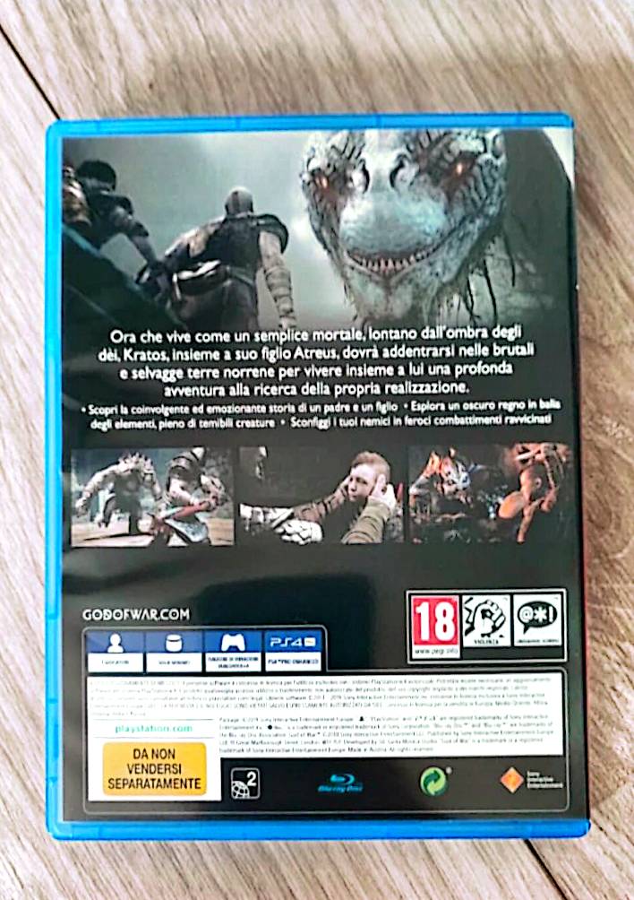 Jeu vidéo PS4 : god of war ps4 (Dieu de la guerre ps4)