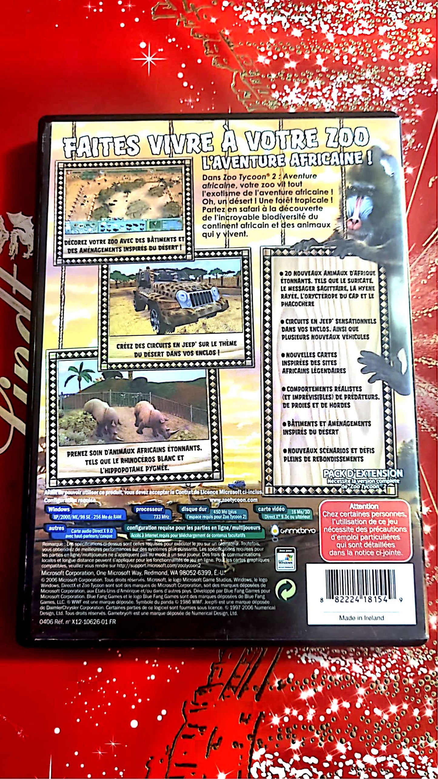 jeu pc zoo tycoon 2 vendu en bon etat par blaspo