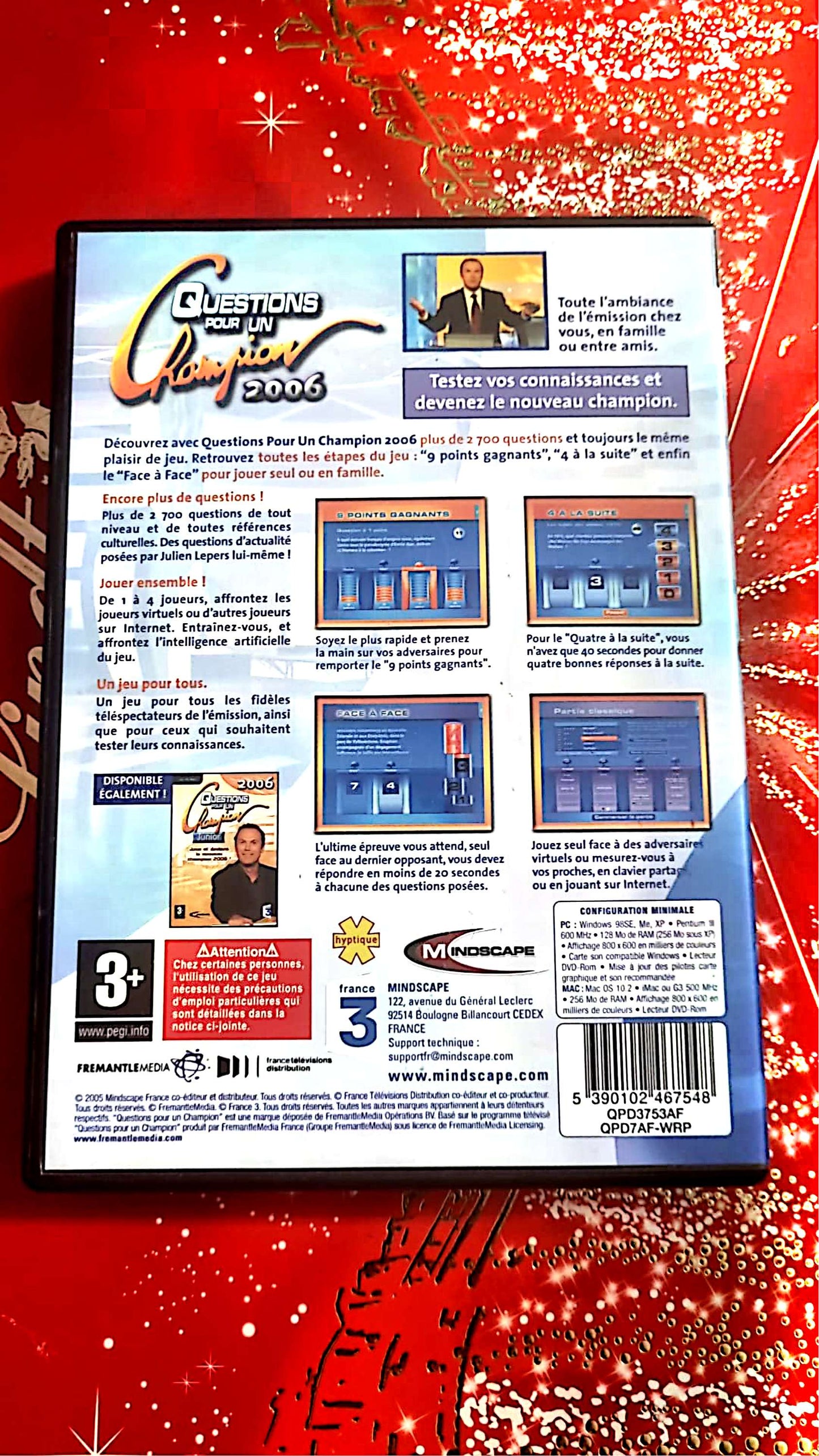 jeu pc questions pour un champion 2006