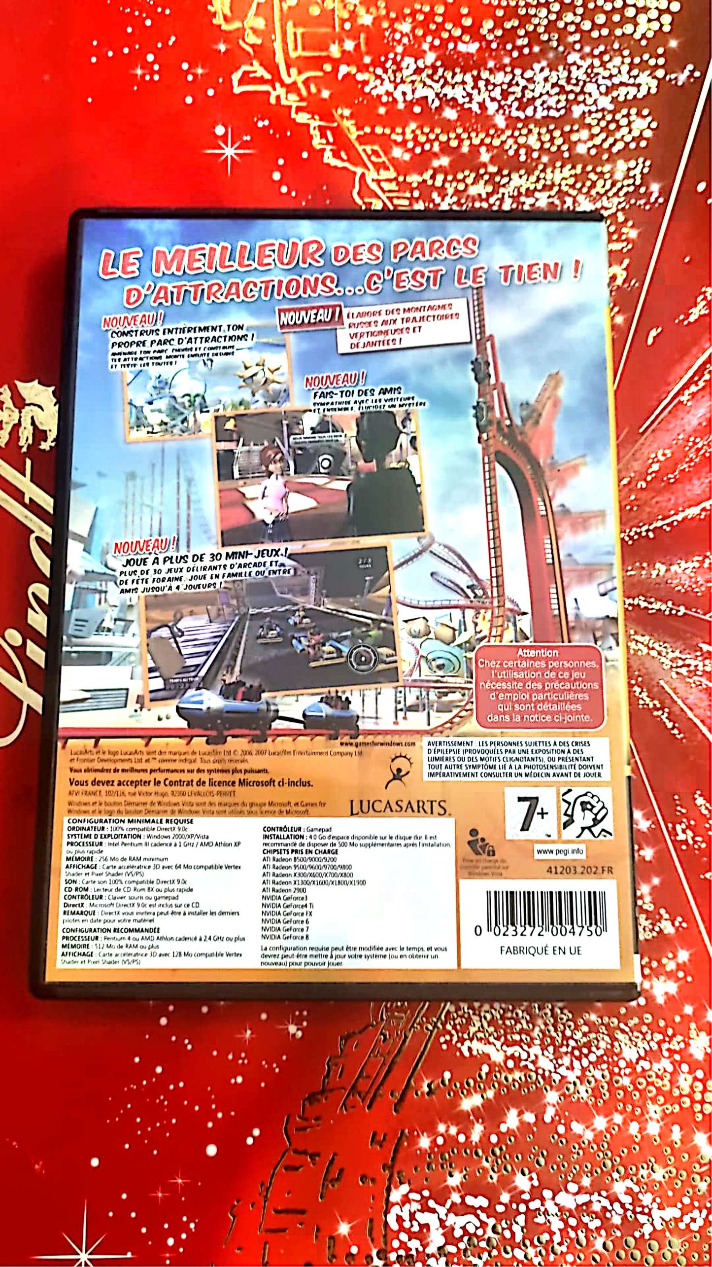 jeu pc thrillville le parc en folie