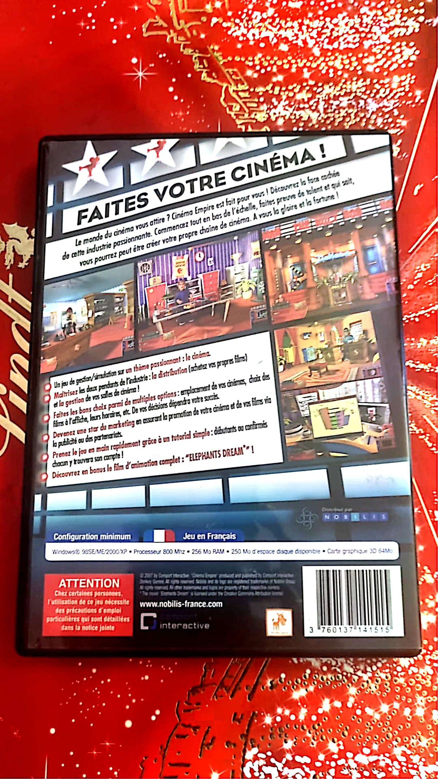 jeu pc cinema empire