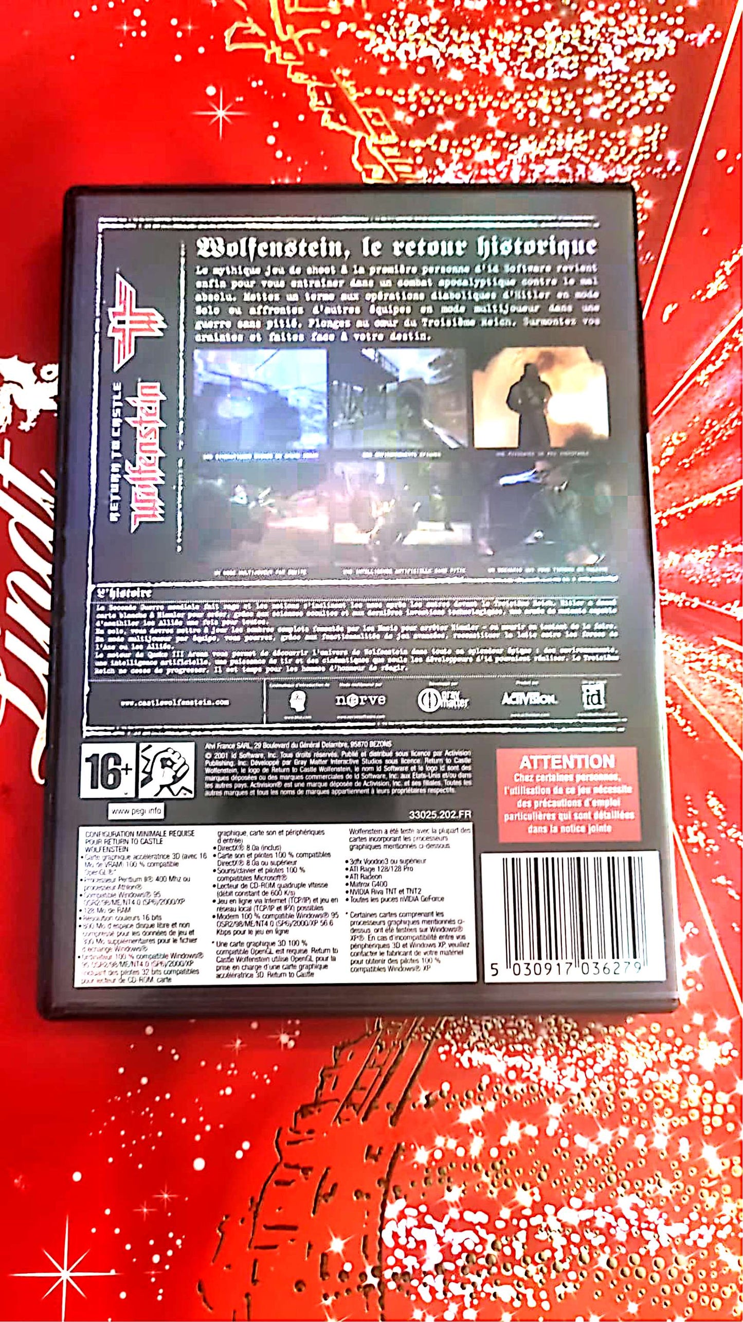 jeu pc return to castle wolfenstein