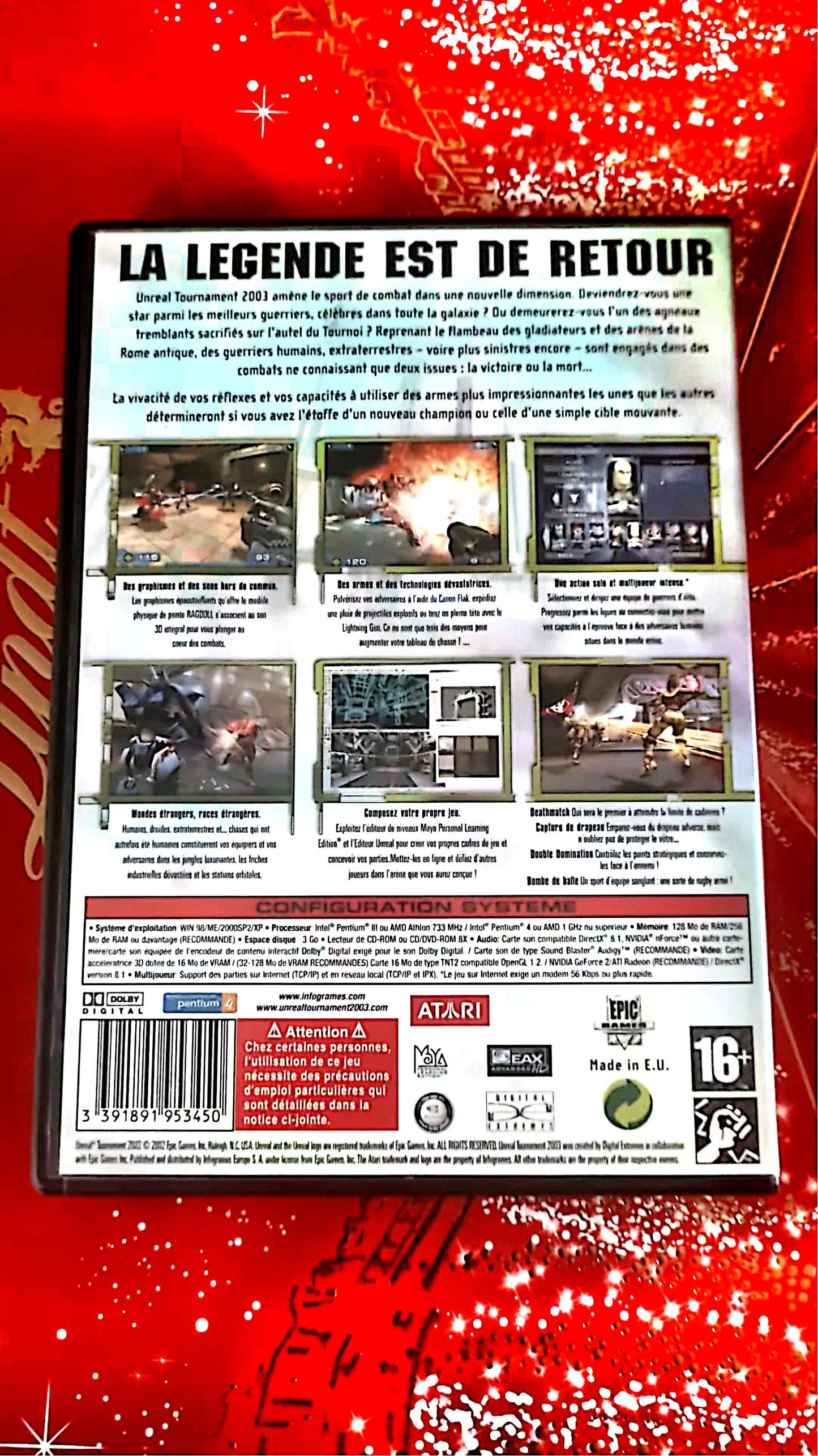 jeu pc unreal tournament 2003