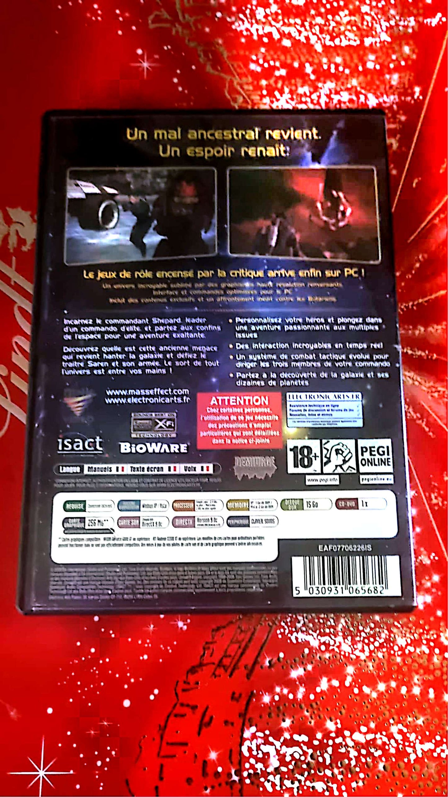 jeu pc mass effect bioware