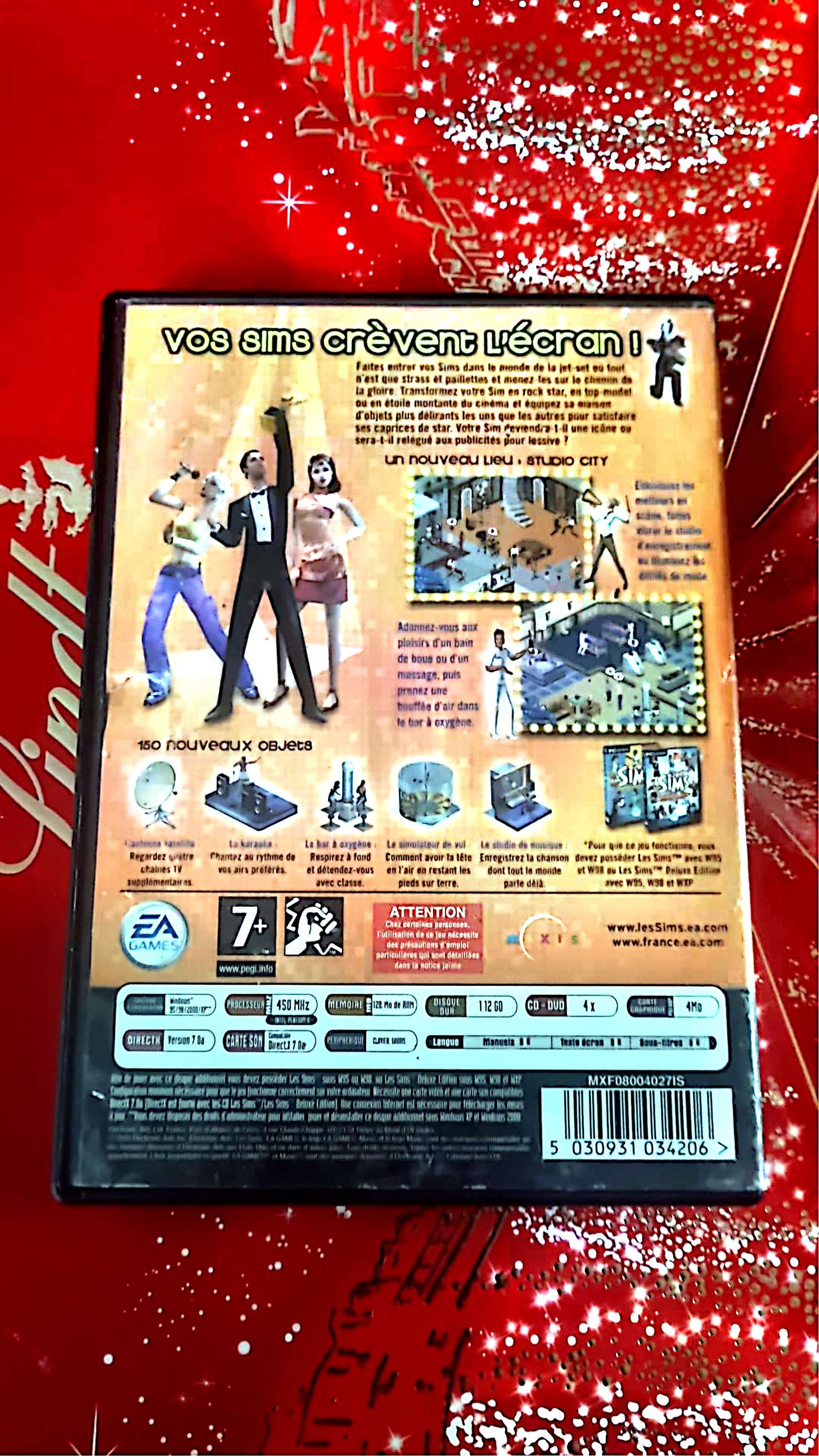 jeu pc les sims superstar