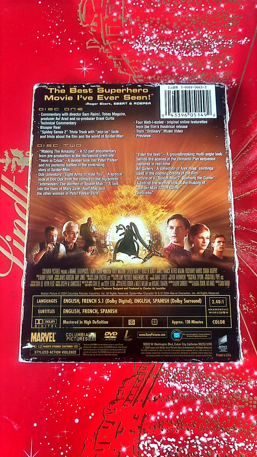 spider man 2 DVD