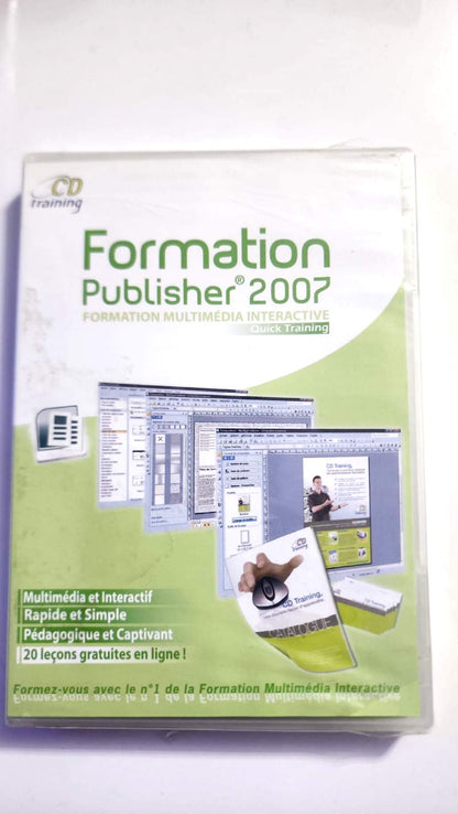 Formation Publisher 2007 – Formation multimédia interactive – Quick Training – Neuf
