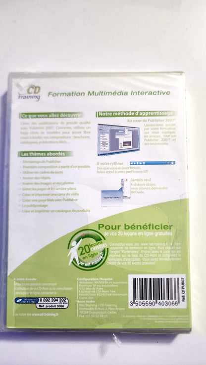 Formation Publisher 2007 – Formation multimédia interactive – Quick Training – Neuf