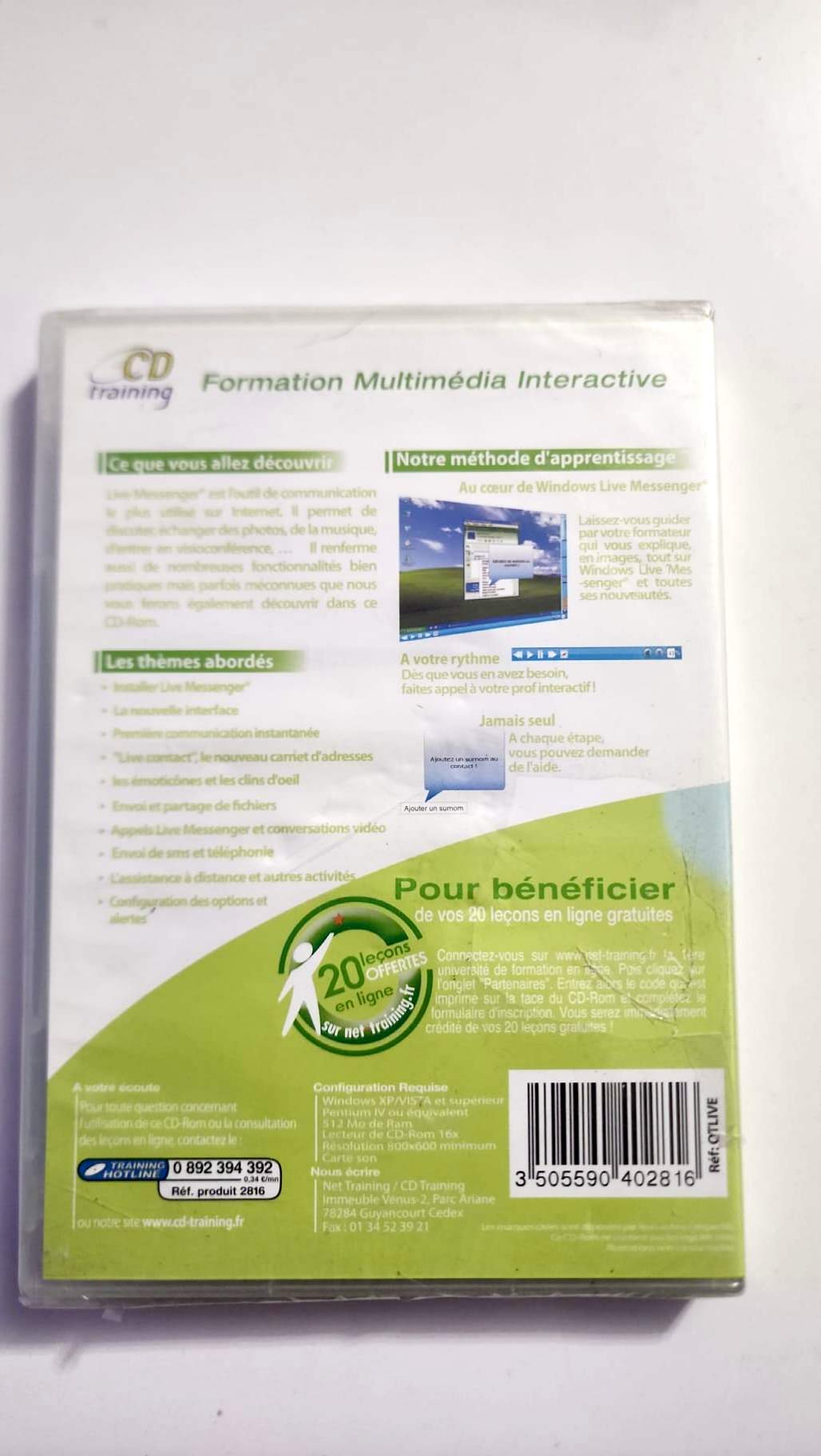 Formation Live Messenger – Formation multimédia interactive – Quick Training – Neuf