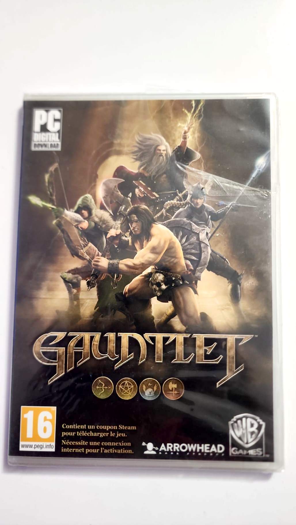 Gauntlet – Jeu PC en boîtier avec coupon Steam – Neuf