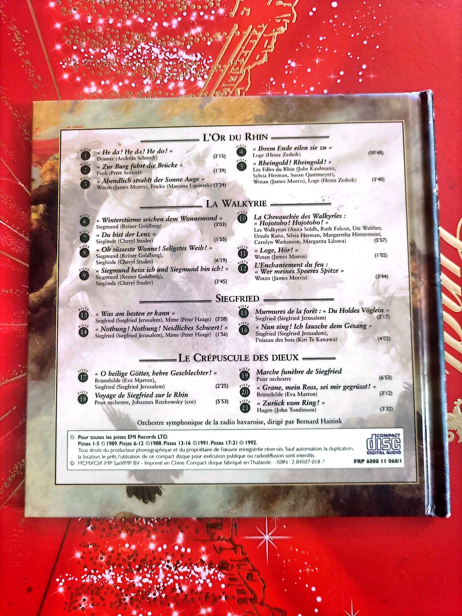 Instants Classiques – L’Anneau du Nibelung – Opéra – Livre + CD Audio inclus – Richard Wagner cd livre