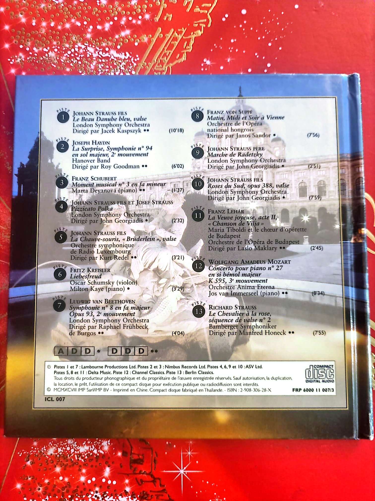 Instants Classiques – Nuits à Vienne – Livre + CD Audio inclus – Musique classique viennoise cd livre