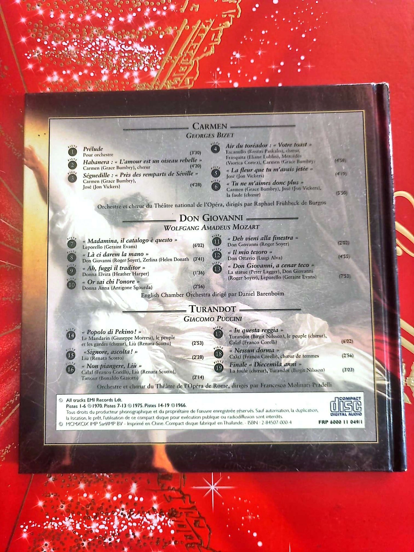 Instants Classiques – Sous le signe de la passion – Opéra – Livre + CD Audio inclus – Bizet Mozart Puccini cd livre