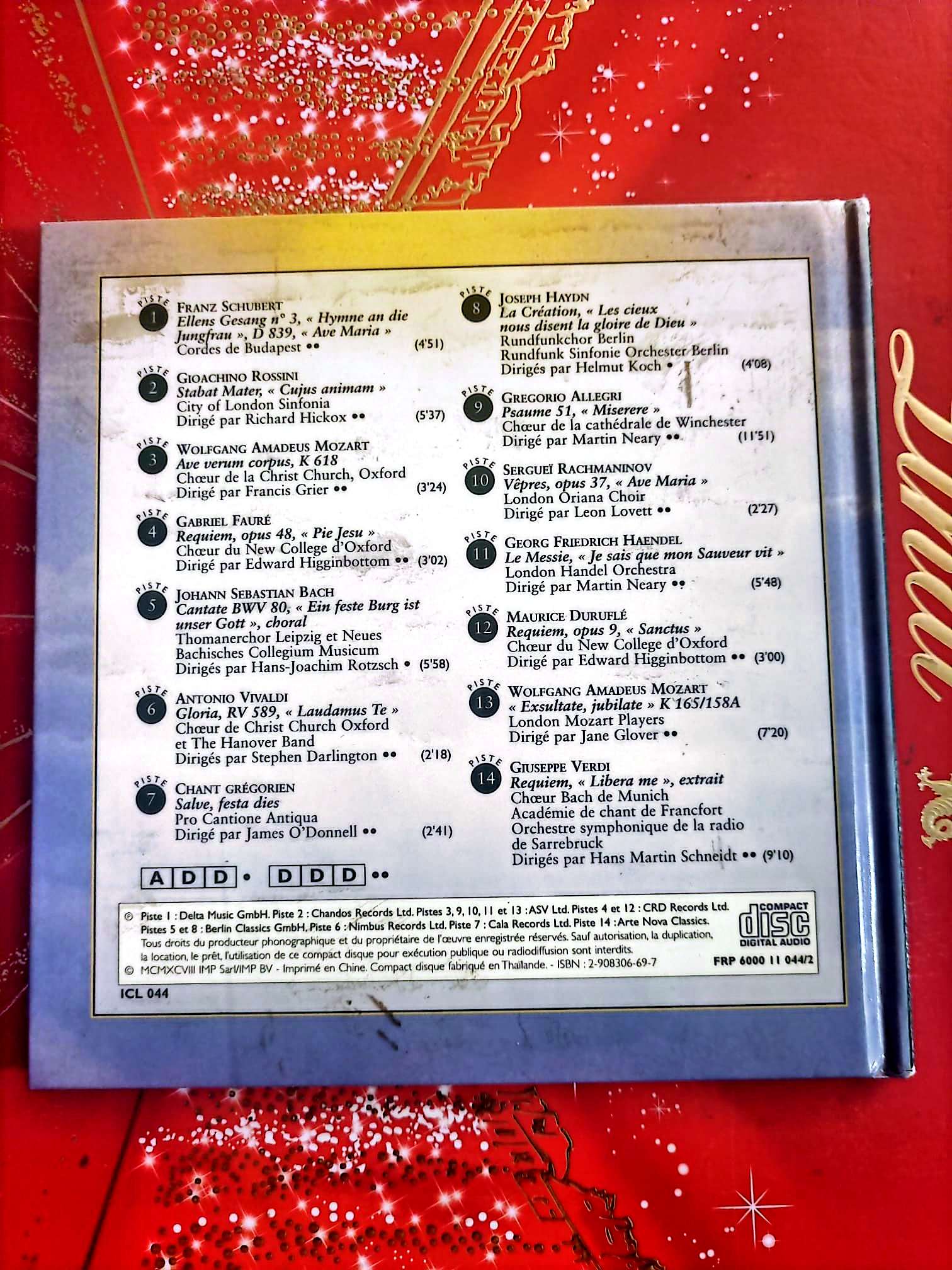 Instants Classiques – Le Chant des cieux – Livre + CD Audio inclus – Musique classique sacrée cd livre
