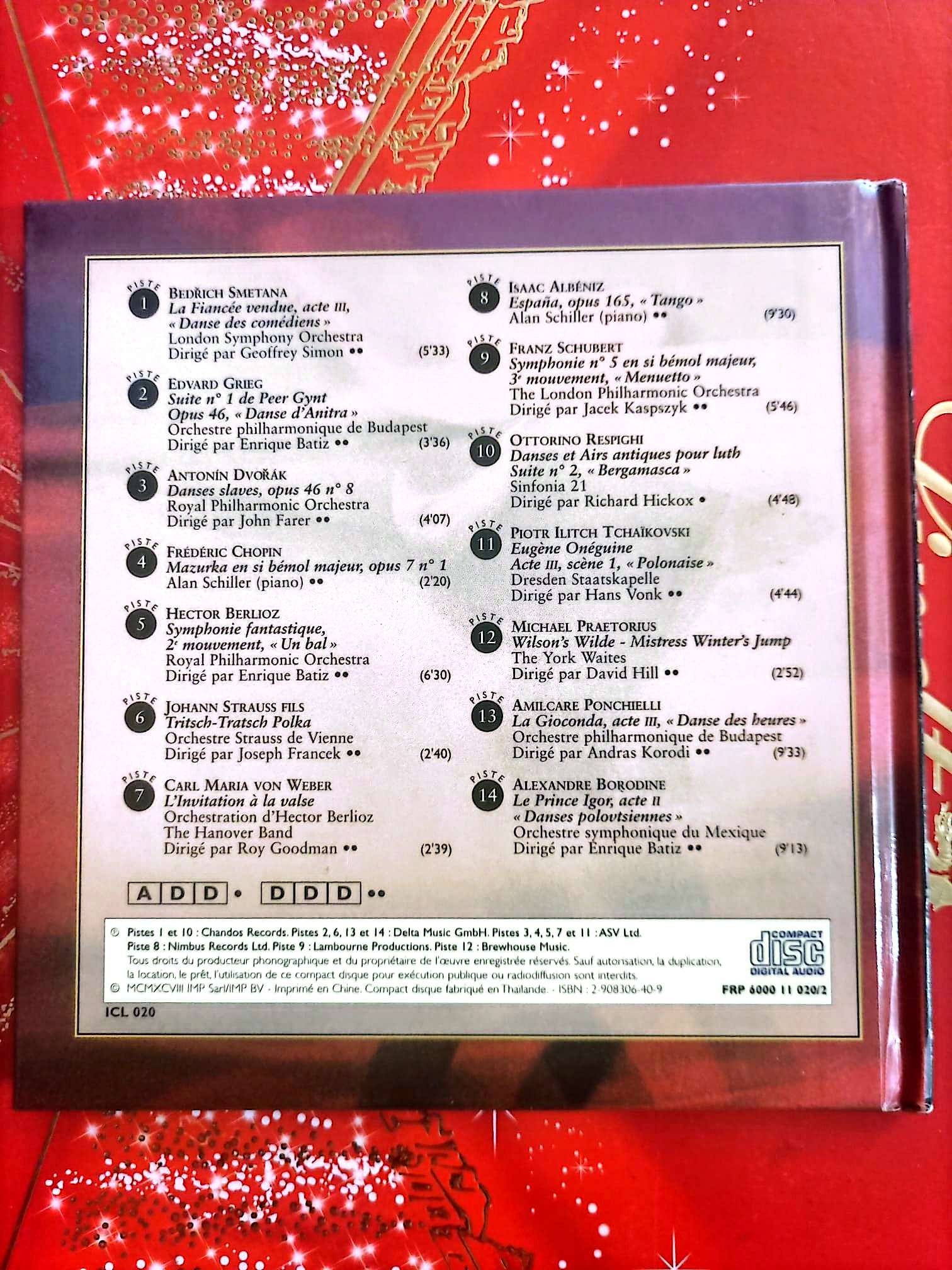 Instants Classiques – Invitation à la danse – Musique classique – Livre + CD Audio inclus – Compilation cd livre