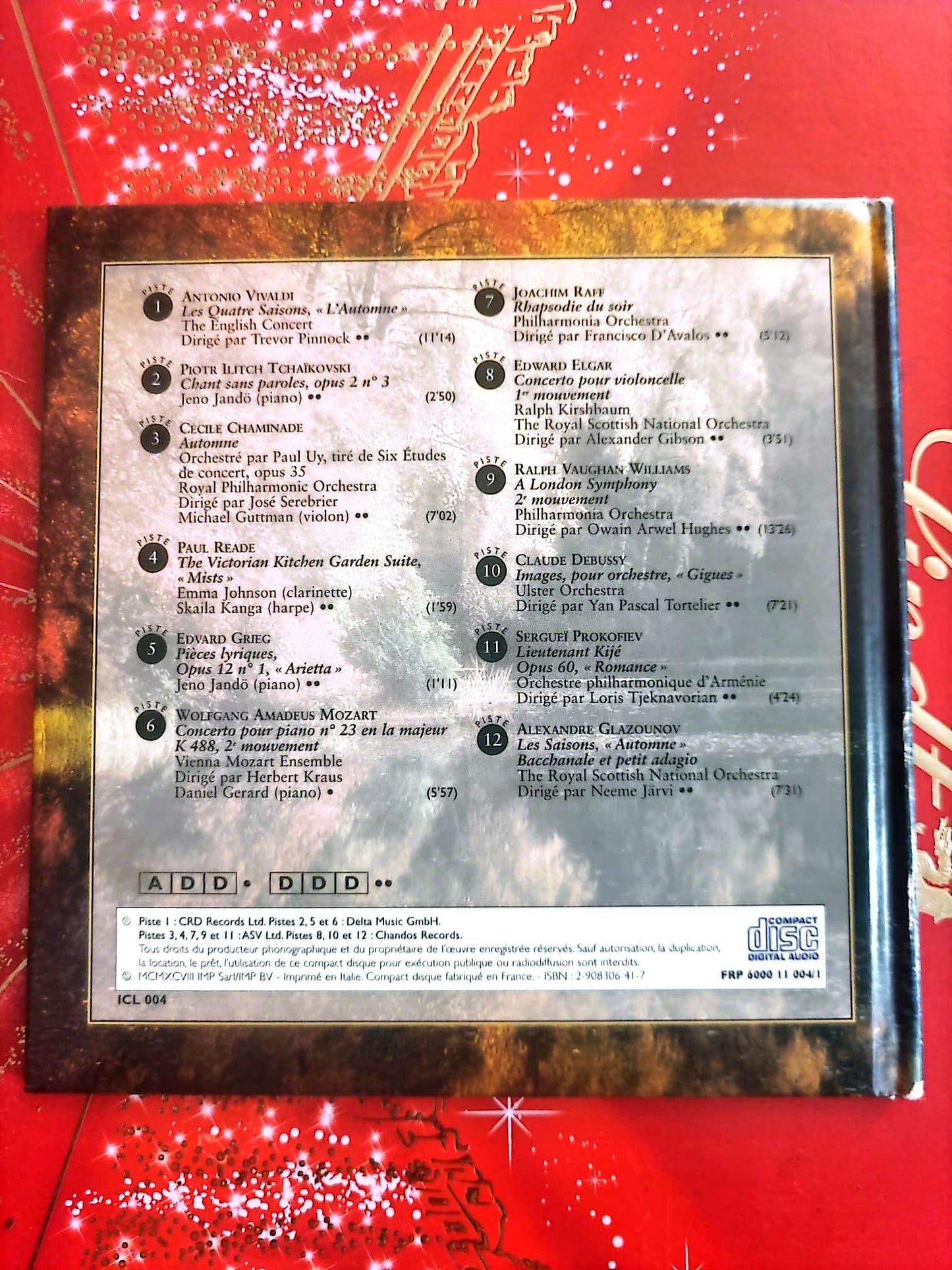 Instants Classiques – Couleurs d’automne – Livre + CD Audio inclus – Musique classique cd livre