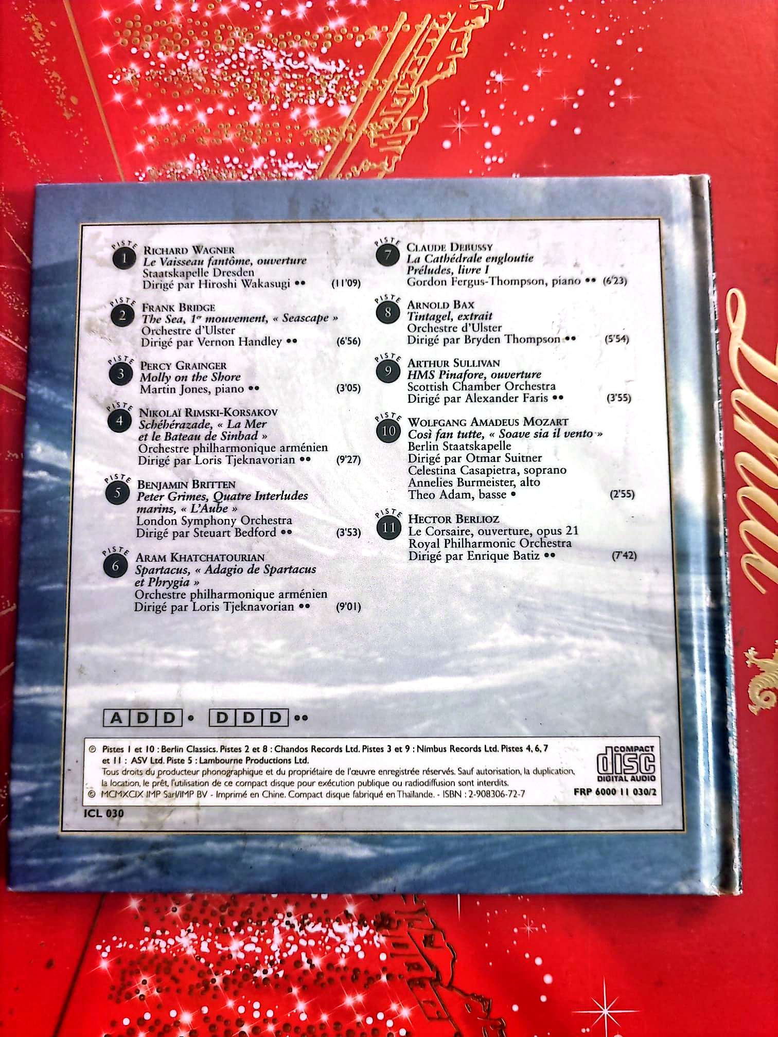 Instants Classiques – Vue sur la mer – Livre + CD Audio inclus – Musique classique cd livre