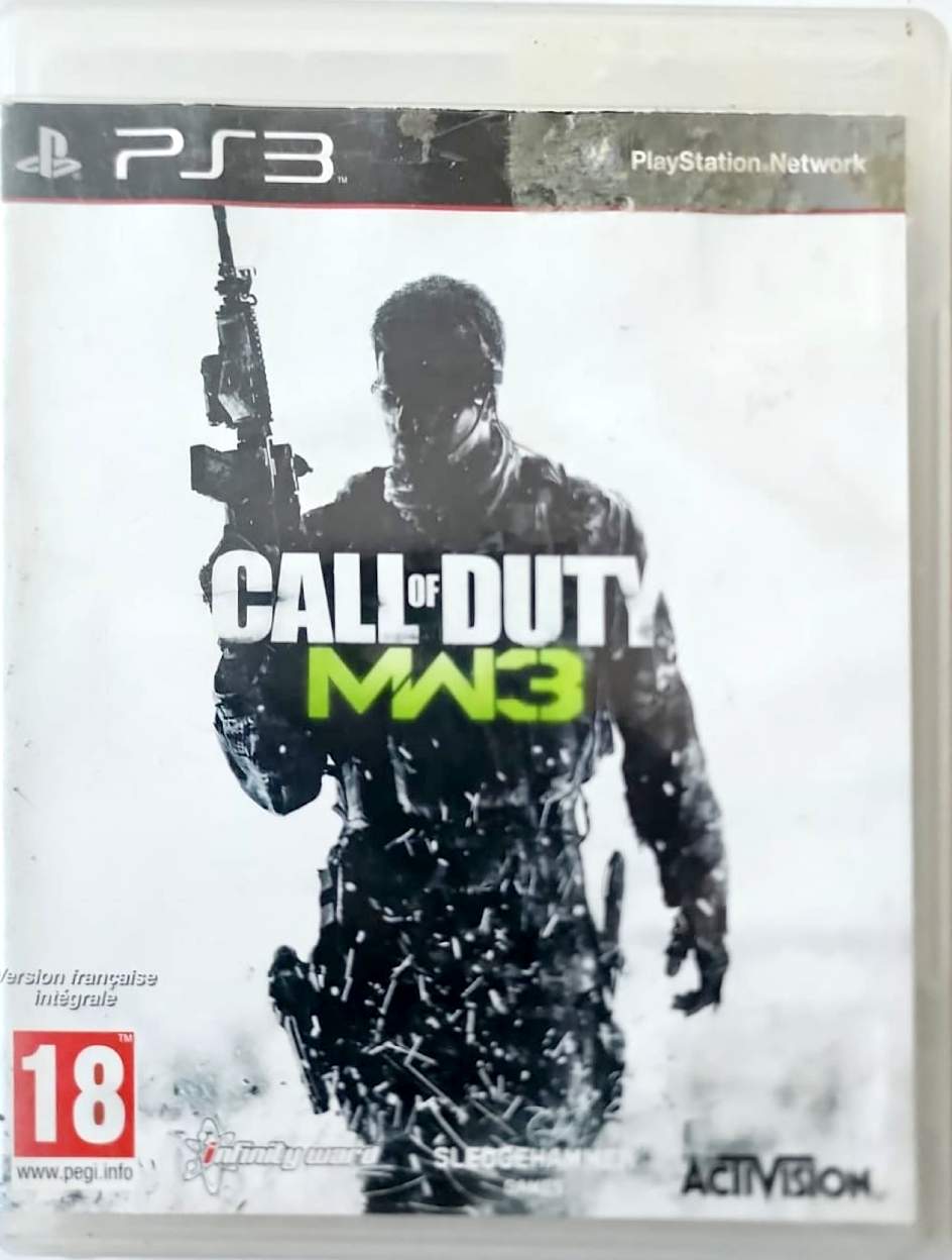 Call of Duty Modern Warfare 3 MW3 PS3 PlayStation 3 Jeu Vidéo Français PAL PEGI 18 Complet
