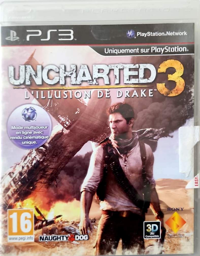 Uncharted 3 L’Illusion de Drake PS3 PlayStation 3 Jeu Vidéo Action Aventure Français PAL PEGI 16