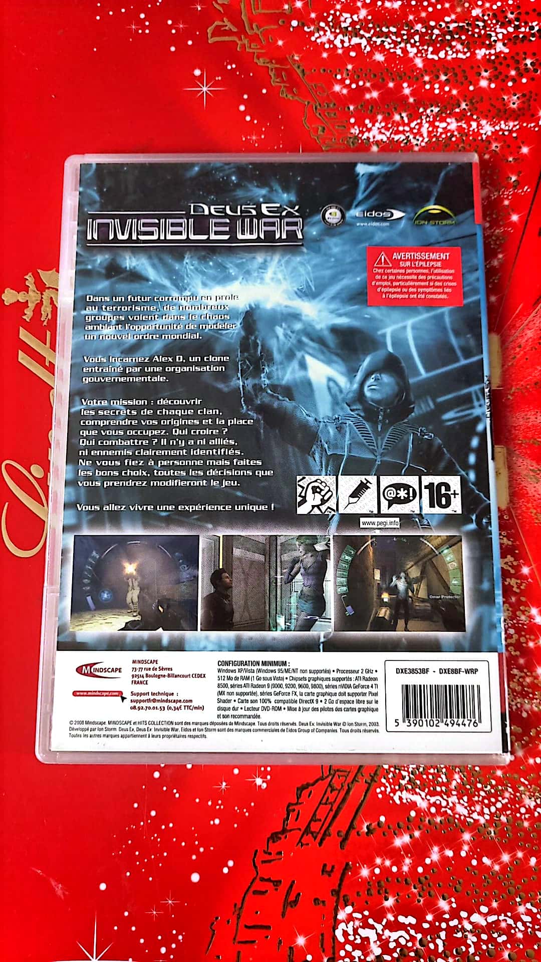 Jeu vidéo PC : hits collection deus ex invisible war