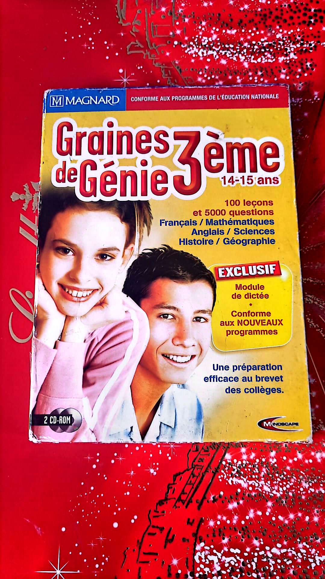 Jeu vidéo PC : graines de Génie 3ème 14-15ans
