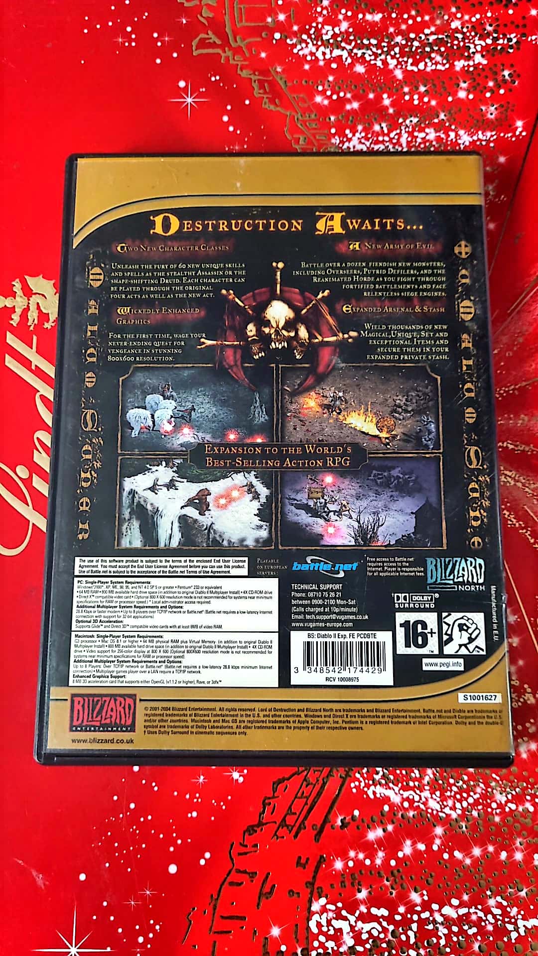 Jeu vidéo PC : diablo II expansion set en bonne état