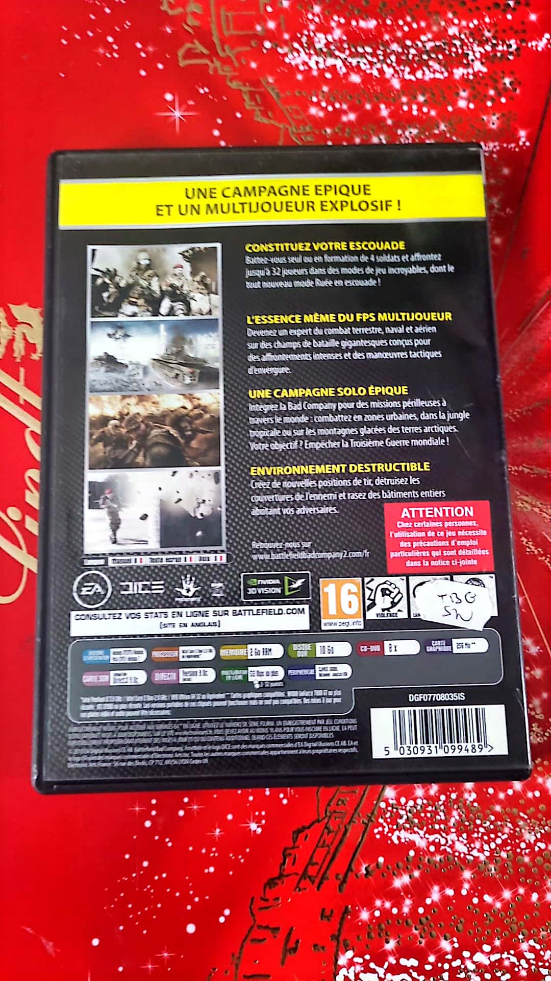 Jeu vidéo PC : EA Classics battlefield bad company 2