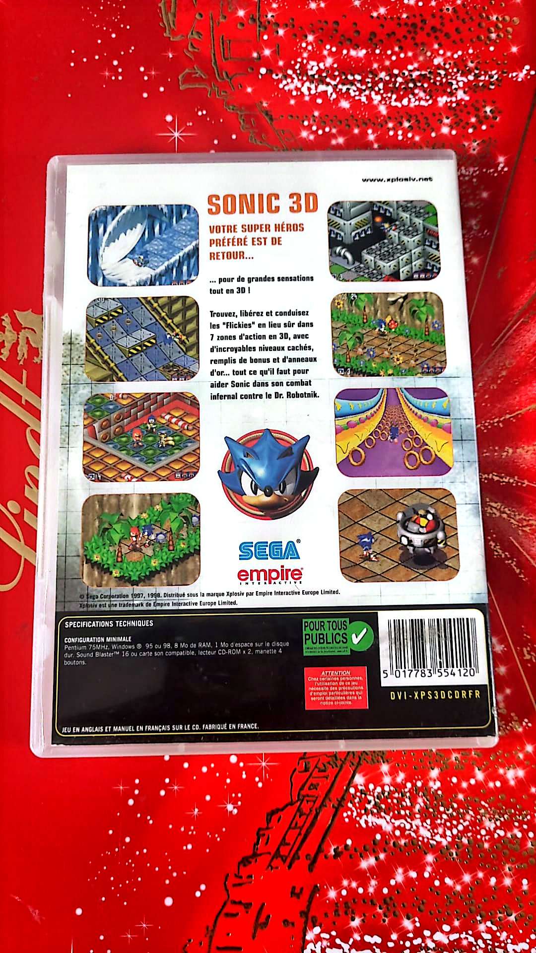 Jeu vidéo PC : xplosiv Sega PC Sonic 3D