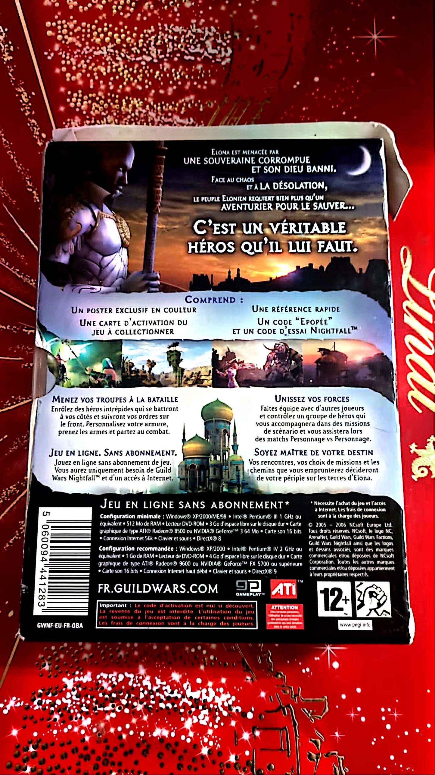 jeu pc guild wars nightfall