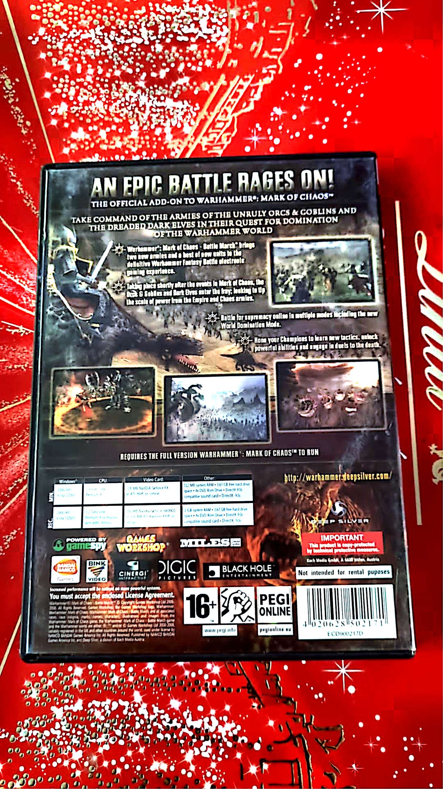 jeu pc warhammer mark of chaos battle march