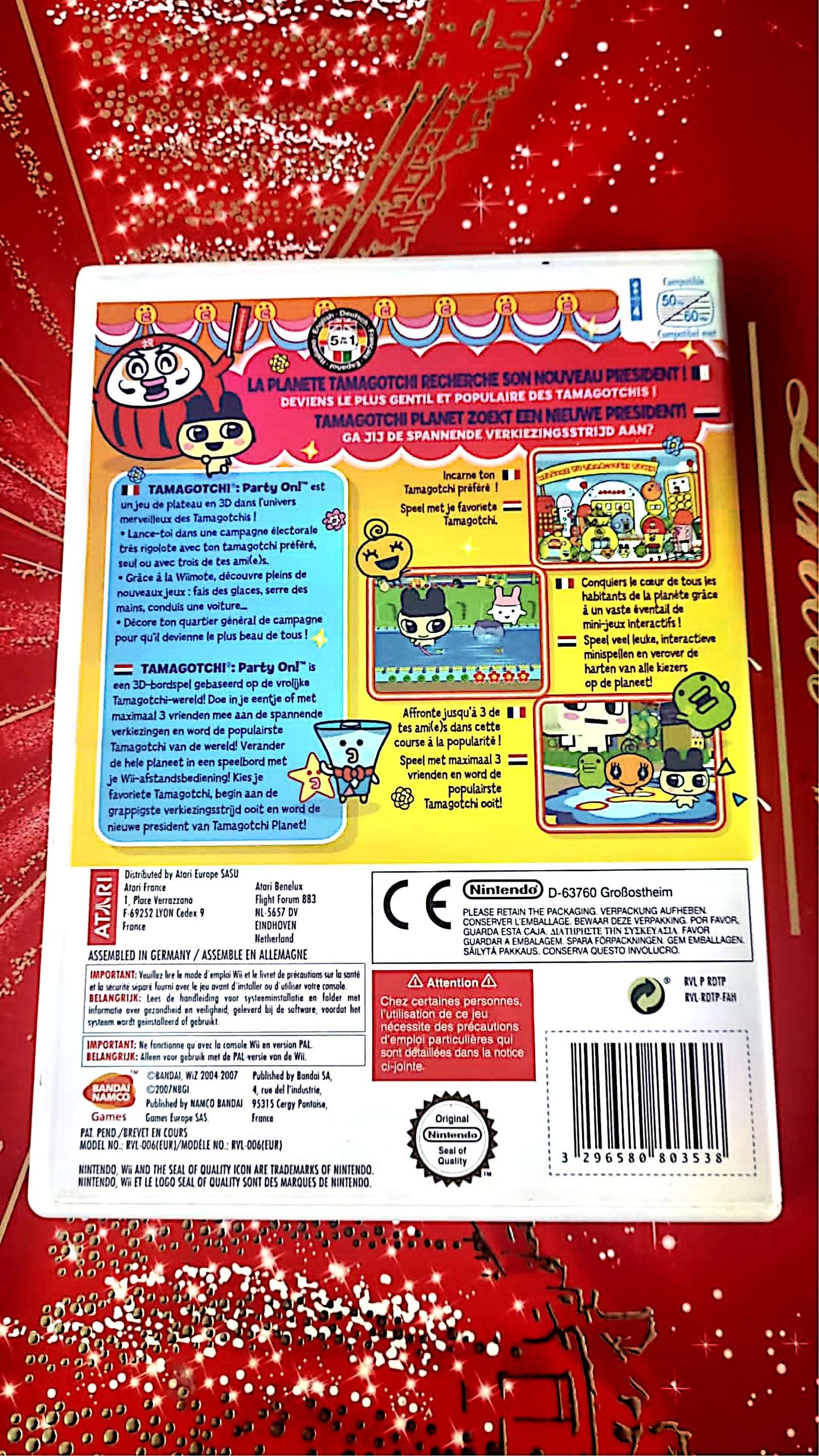 jeu wii tamagotchi party on