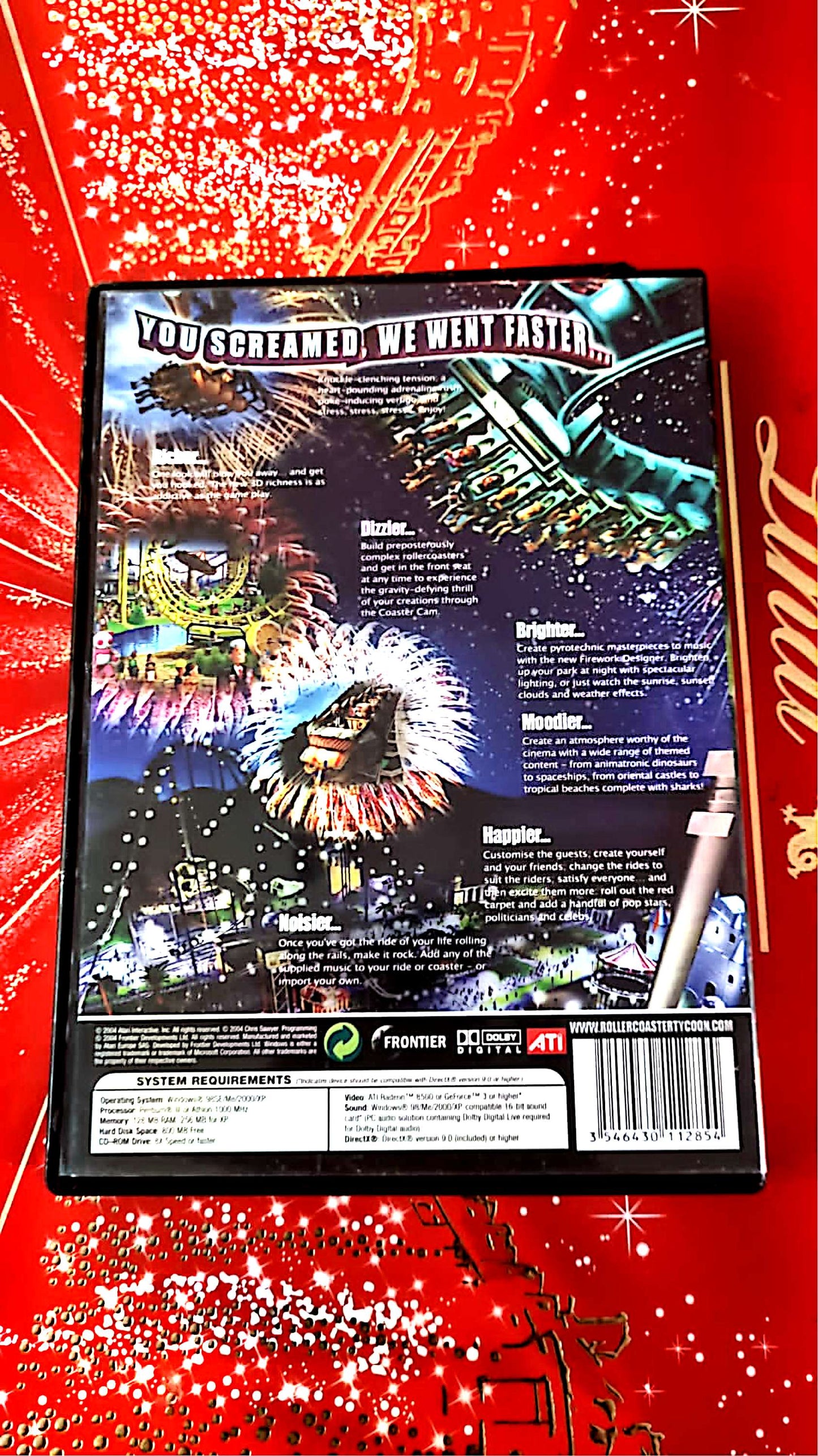 jeu pc roller coaster tycoon 3