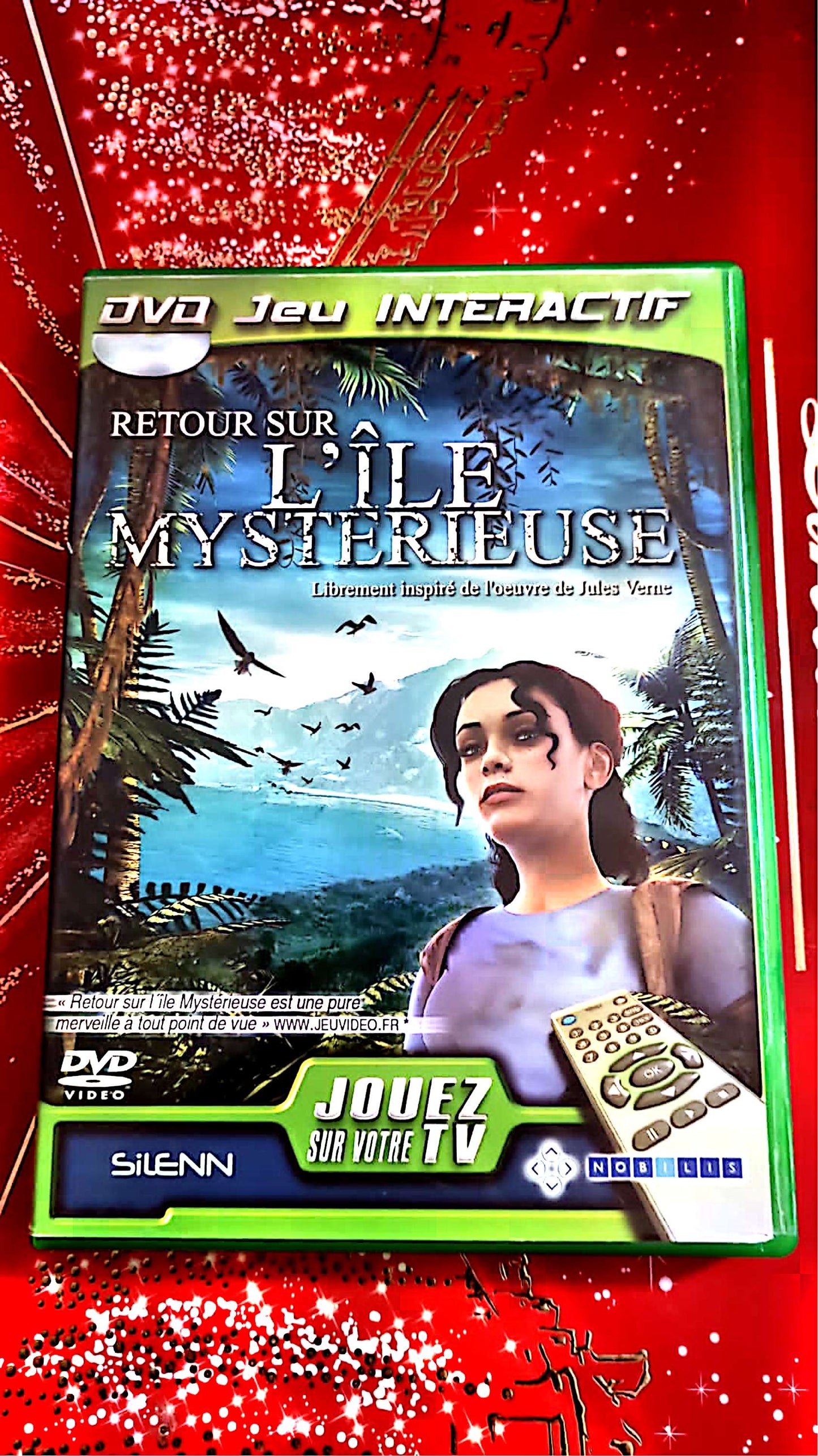 DVD jeu interactif retour sur l'iile mysterieuse