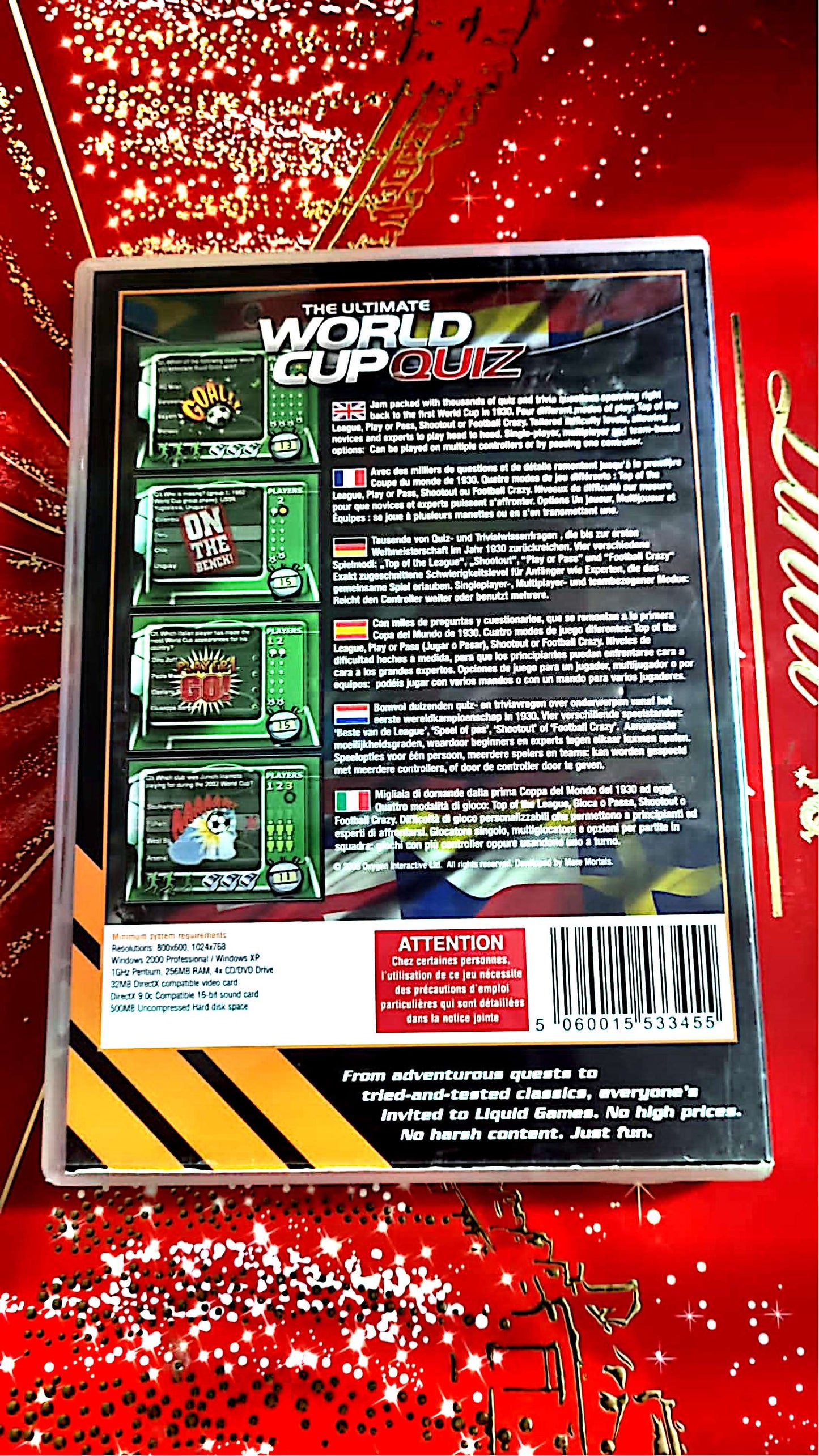 jeu pc the ultimate world cup quiz