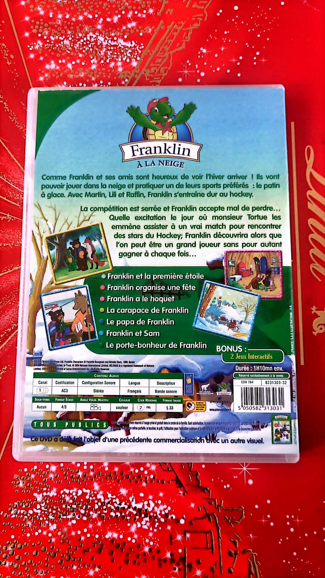 franklin a la neige DVD état Par