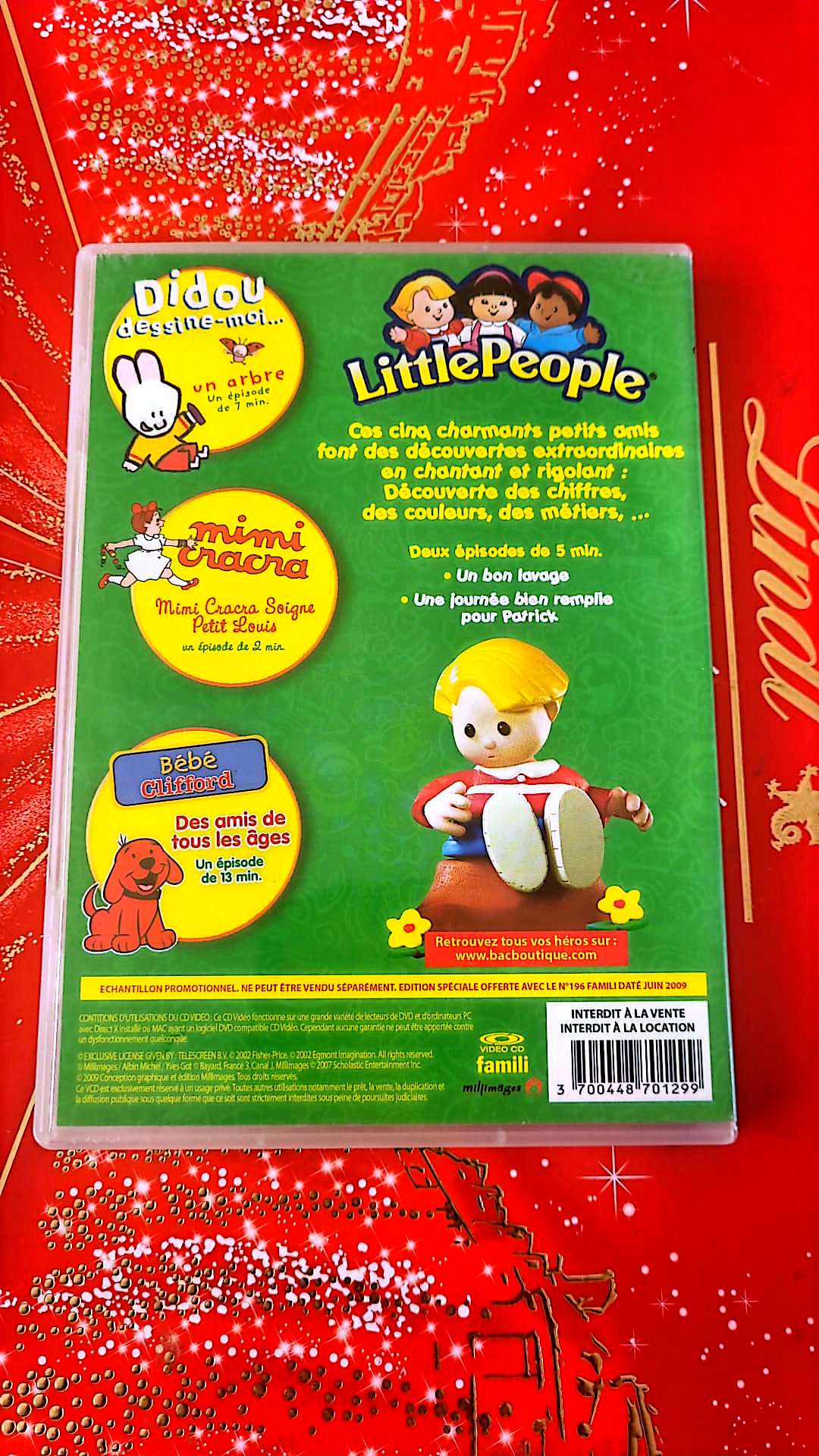 les petits curieux de famili volume 1 (5 dessin animé) little people DVD état Par