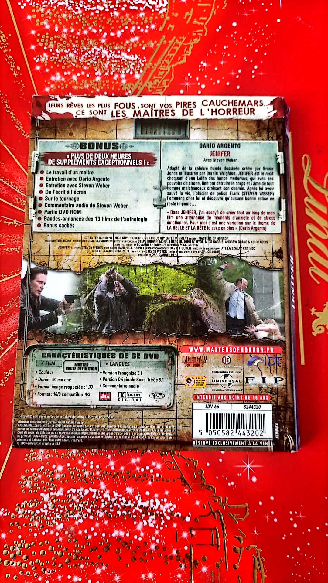 master of horror film complet DVD état Par