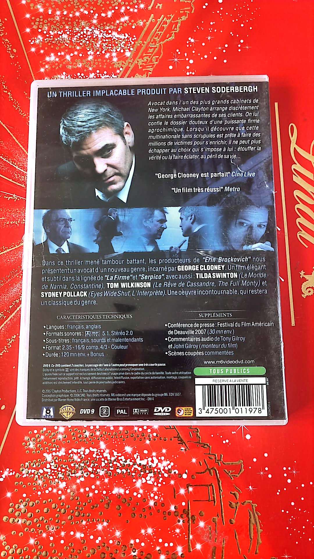 michael clayton DVD état Par