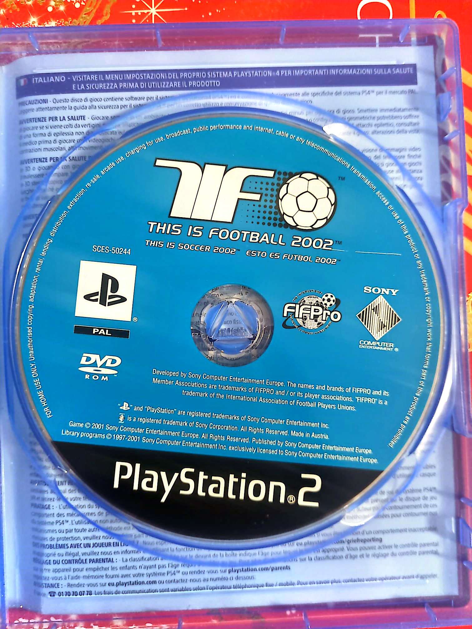 This Is Football 2002 – PS2 – CD seul sans boîtier – Football jeu ps2
