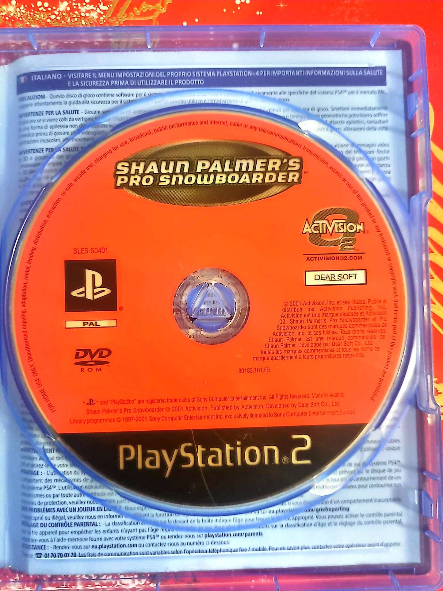 Shaun Palmer’s Pro Snowboarder – PS2 – CD seul sans boîtier – Snowboard jeu ps2