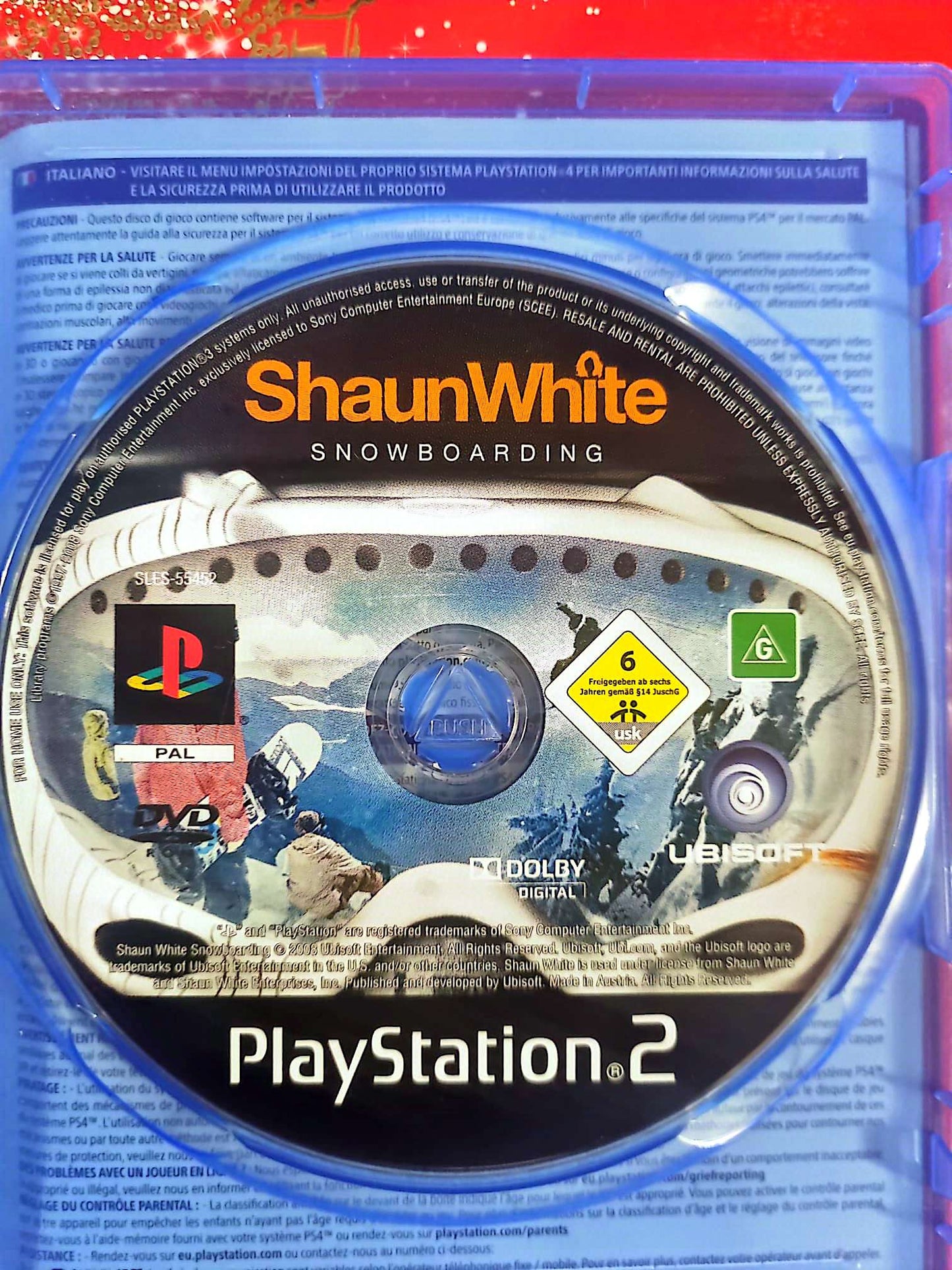 Shaun White Snowboarding – PS2 – CD seul sans boîtier – Snowboard jeu ps2